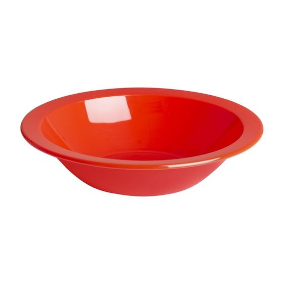 Olympia Kristallon Polypropylene Bowls Red 174mm