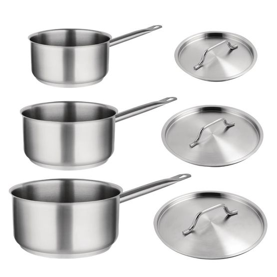 Special Offer Vogue Stainless Steel Saucepan Set