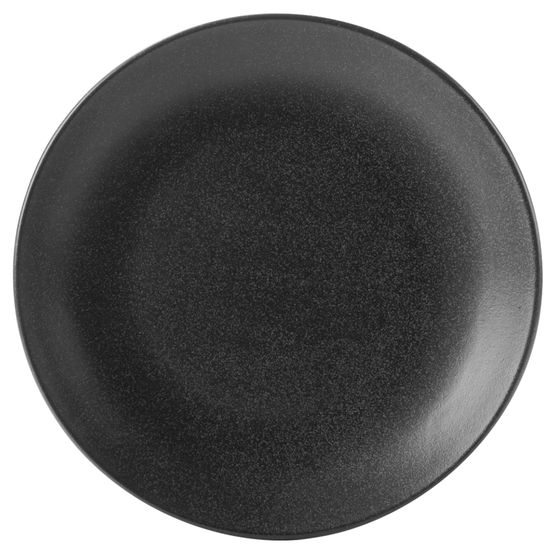 Seasons By Porcelite Graphite Coupe Plate 24cm