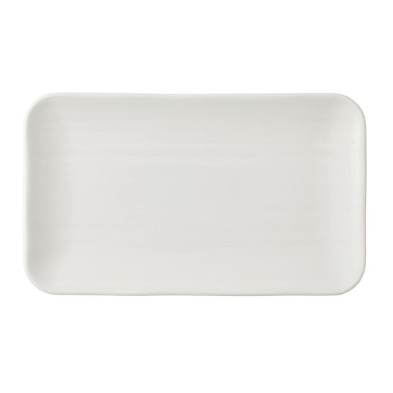 Dudson Harvest Norse White Organic Rectangular Plate 270 x 160mm