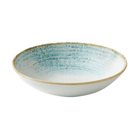 Churchill Homespun Accents Aquamarine Coupe Bowls 184mm