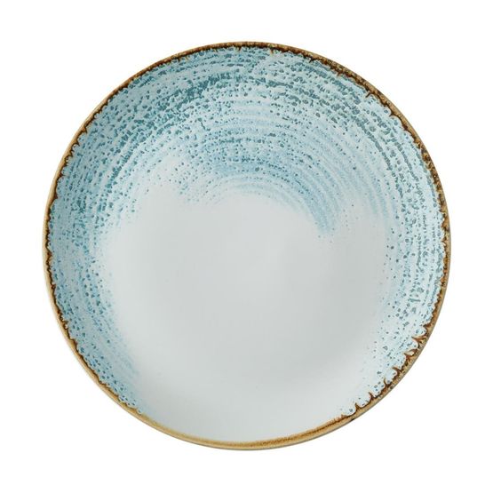 Churchill Homespun Accents Aquamarine Evolve Coupe Plates 285mm