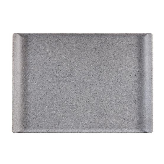 Churchill Melamine GN 1/1 Rectangular Trays Granite 530mm