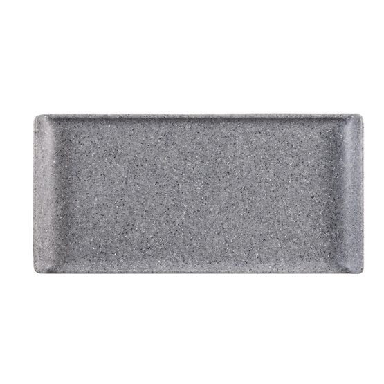 Churchill Melamine Rectangular Trays Granite 300mm