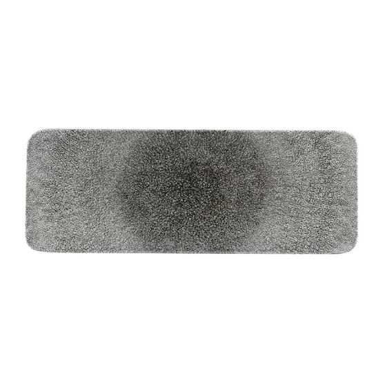 Churchill Raku Rectangular Tiles Quartz Black 140 x 376mm