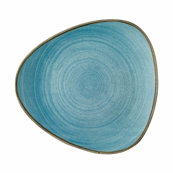 Churchill Stonecast Raw Lotus Plates Teal 254mm