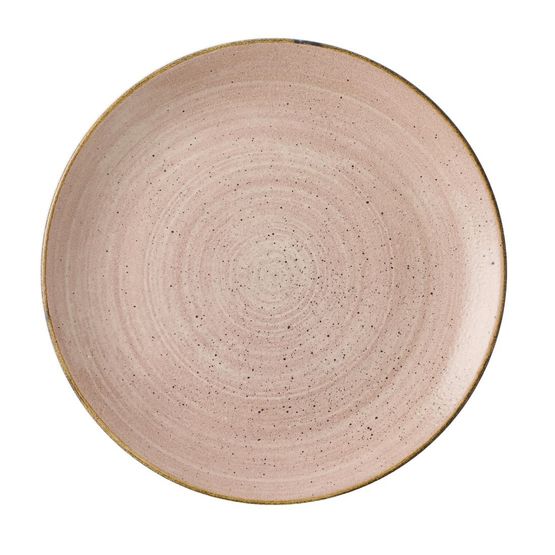 Churchill Stonecast Raw Terracotta Evolve Coupe Plate 260mm