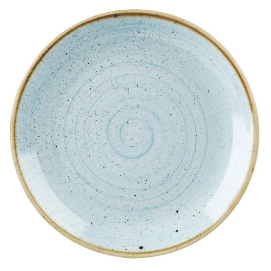 Churchill Stonecast Round Coupe Plate Duck Egg Blue 217mm