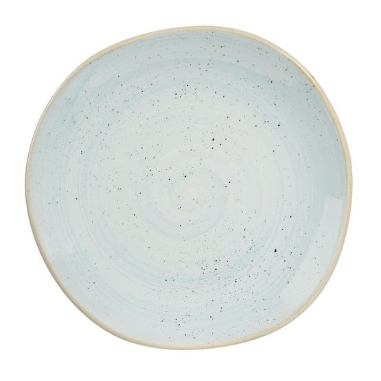 Churchill Stonecast Trace Plates Duck Egg Blue 264mm