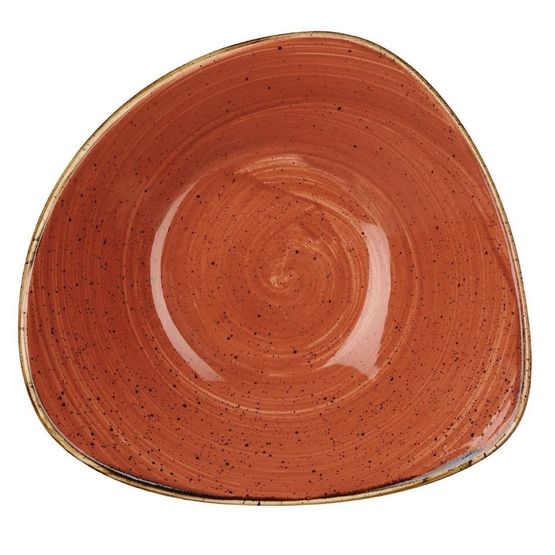 Churchill Stonecast Round Bowl Spiced Orange 200mm