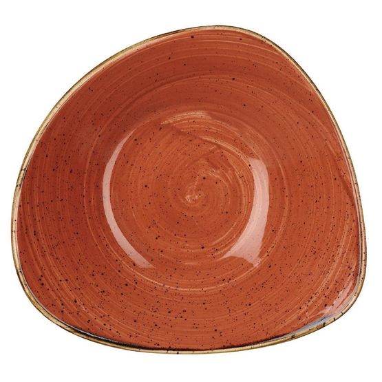 Churchill Stonecast Round Bowl Spiced Orange 235mm