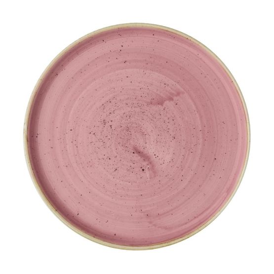 Churchill Stonecast Walled Plates Pink 220mm