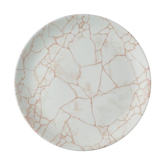Churchill Studio Prints Kintsugi Evolve Coupe Plates Coral 285mm