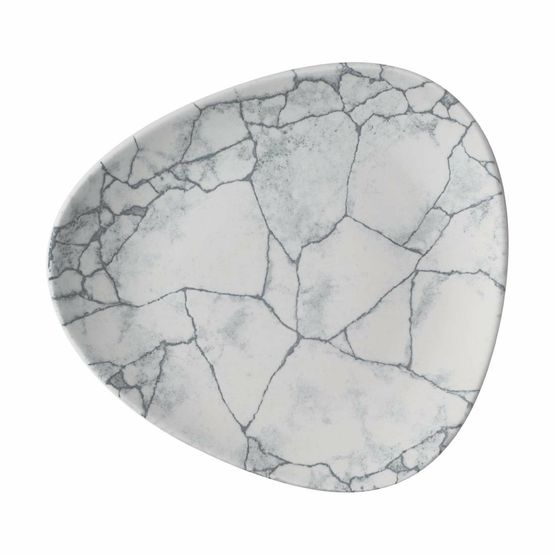 Churchill Studio Prints Kintsugi Pearl Grey Lotus Plates 228mm