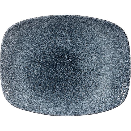 Churchill Studio Prints Raku Rectangular Plate Topaz Blue 261mm