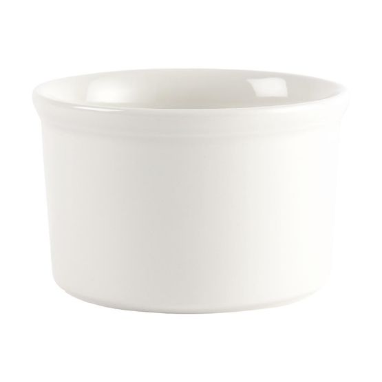 Churchill White Souffle Dishes 100mm