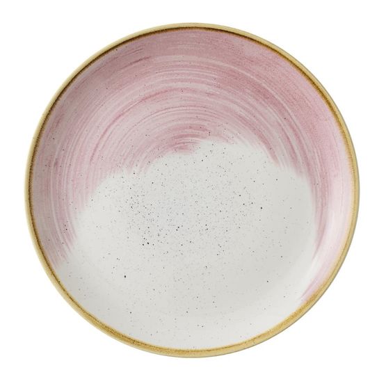 Churchill Stonecast Accents Petal Pink Evolve Coupe Plate 286mm