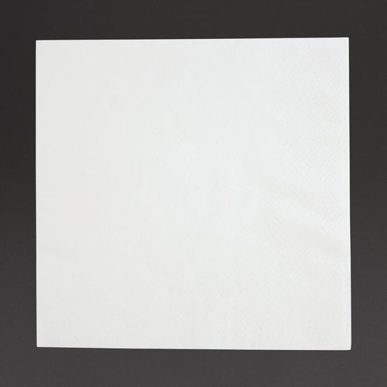 Fiesta Recyclable Lunch Napkin White 33x33cm 2ply 1/4 Fold
