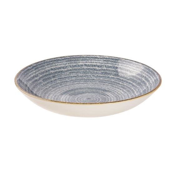 Churchill Studio Prints Homespun Coupe Bowls Slate Blue 248mm