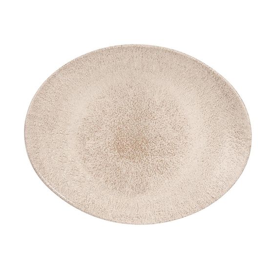 Churchill Studio Prints Raku Oval Coupe Plates Agate Grey 270mm