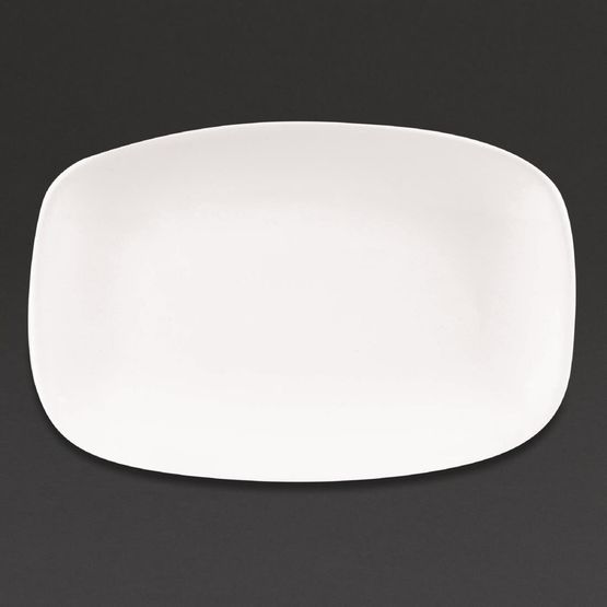 Churchill X Squared Oblong Plates White 157 x 237mm