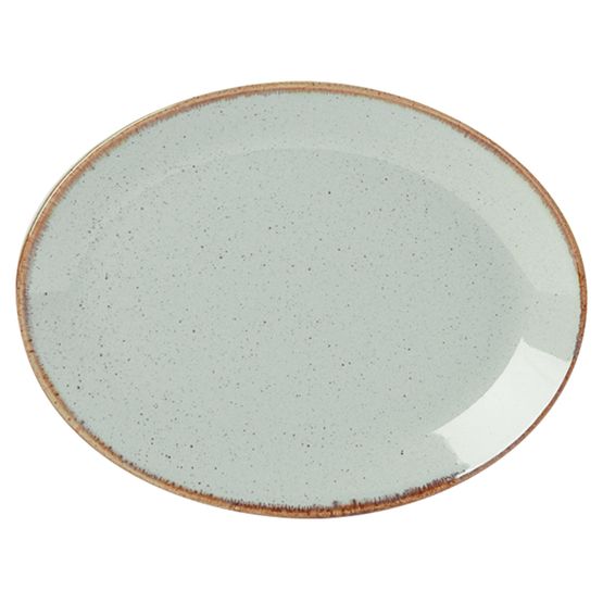Seasons By Porcelite Stone Oval Plate 30cm / 12"