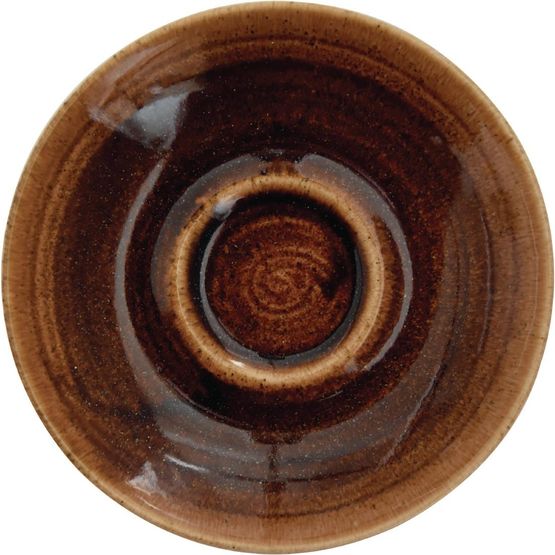 Churchill Monochrome Espresso Saucer Vintage Copper 114ml