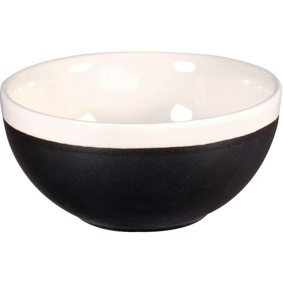 Churchill Monochrome Soup Bowl Onyx Black 455ml