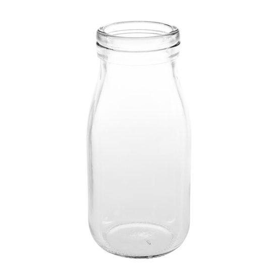 Olympia Glass Mini Milk Bottles 200ml