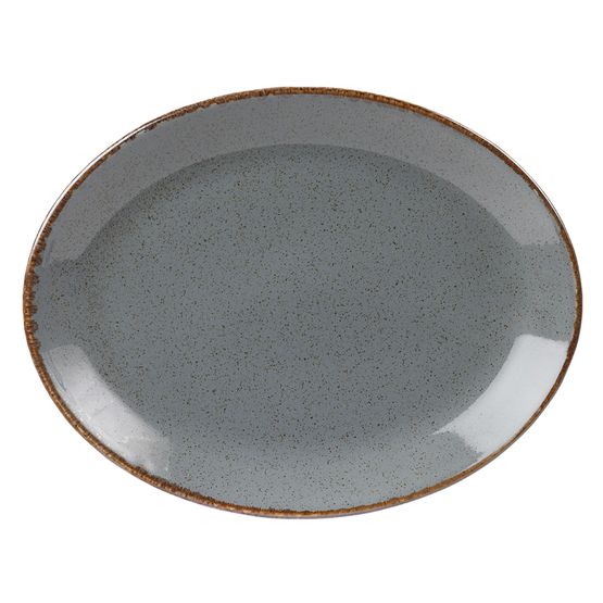 Seasons By Porcelite Storm Oval Plate 30cm / 12"
