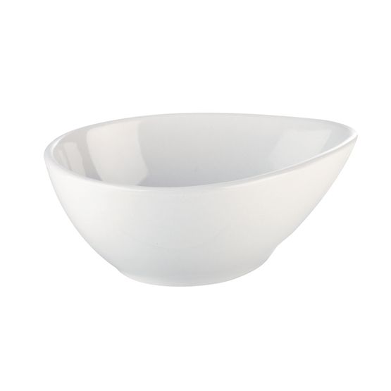 Simply Tableware White Large Tear Shaped Bowl 14.5cm EC1013