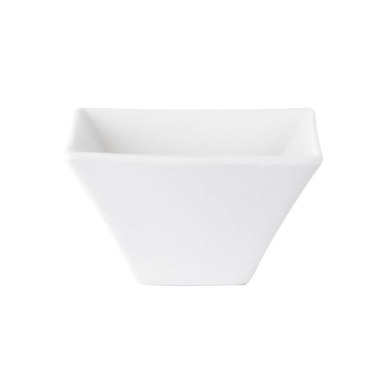 Simply Tableware White 13oz Square Bowl EC0022