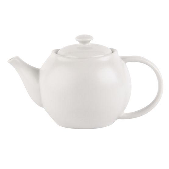 Simply Tableware White 25oz Teapot EC0018