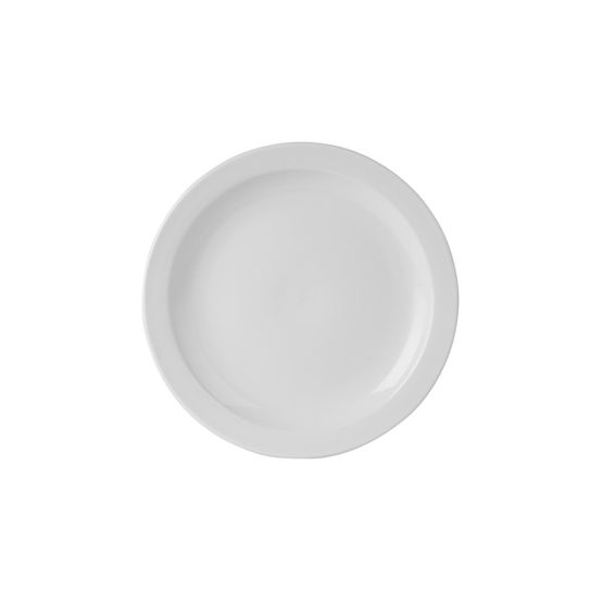 Simply Tableware White Narrow Rim 16.5cm / 6.5" Plate EC1006
