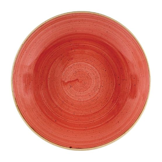 Churchill Stonecast Coupe Bowls Berry Red 310mm