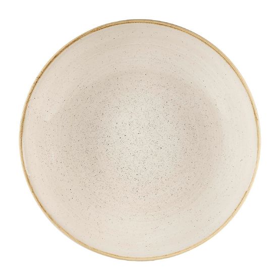 Churchill Stonecast Coupe Bowls Nutmeg Cream 310mm