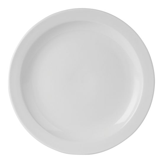 Simply Tableware White Narrow Rim 27.5cm / 10.75" EC1002