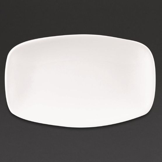 Churchill X Squared Oblong Plates White 121 x 200mm
