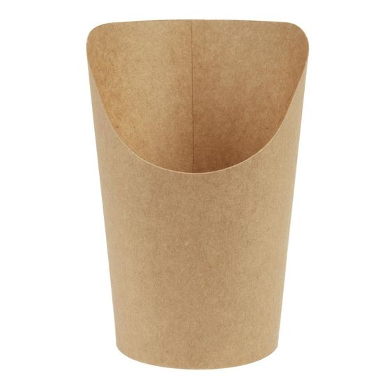 Colpac Recyclable Kraft Tortilla Wrap Scoops - 10434